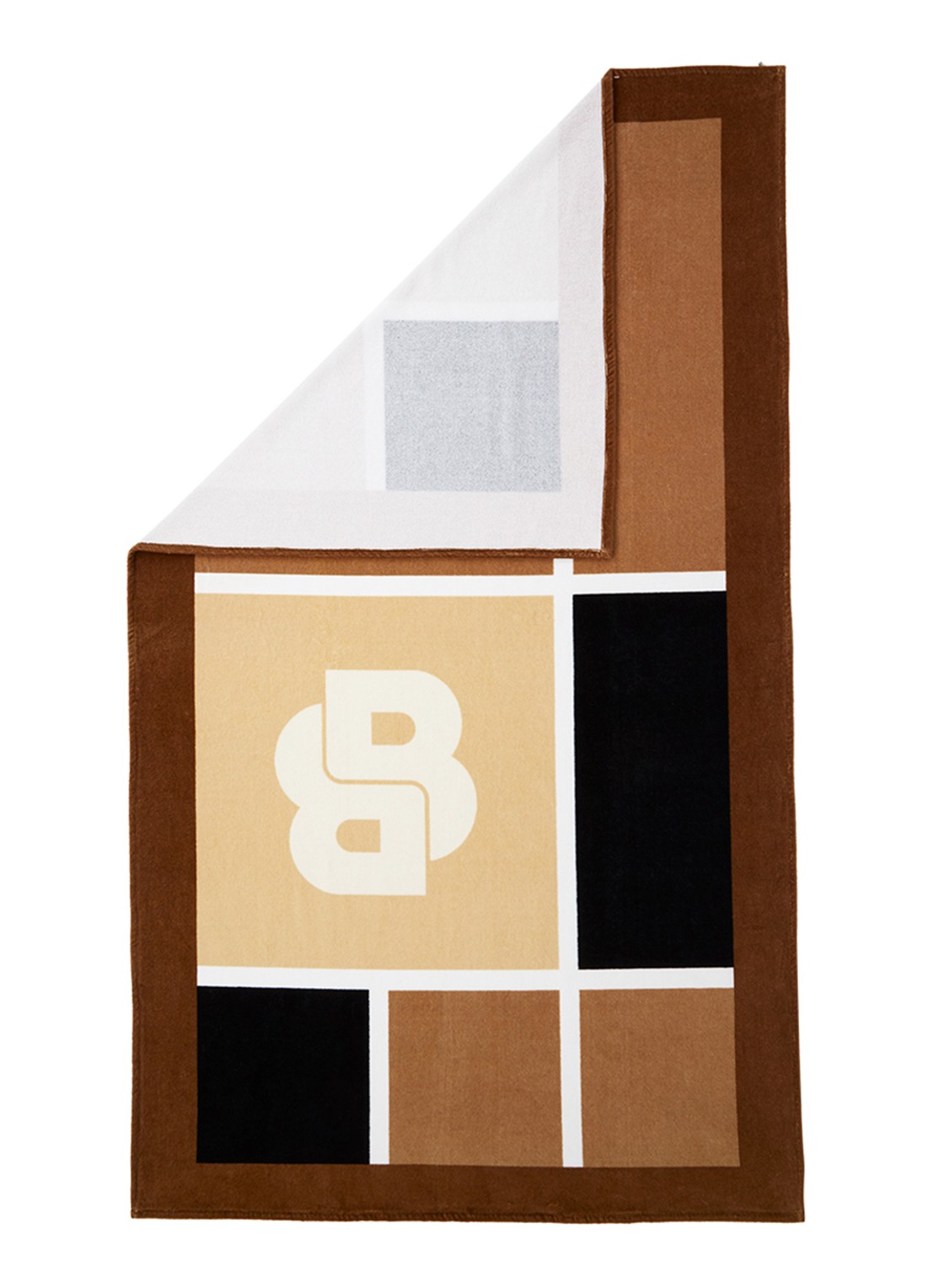 BOSS Oscar strandlaken - 100 x 170 cm - voorkant 2 camel