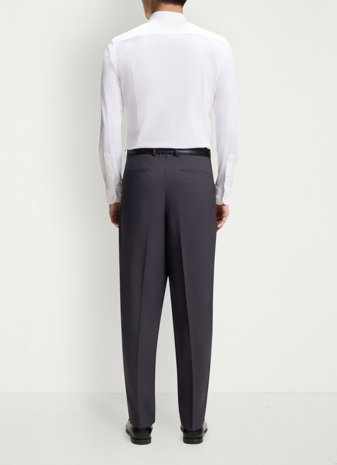 BOSS P-Hank slim fit overhemd met stretch - achterkant 4 wit