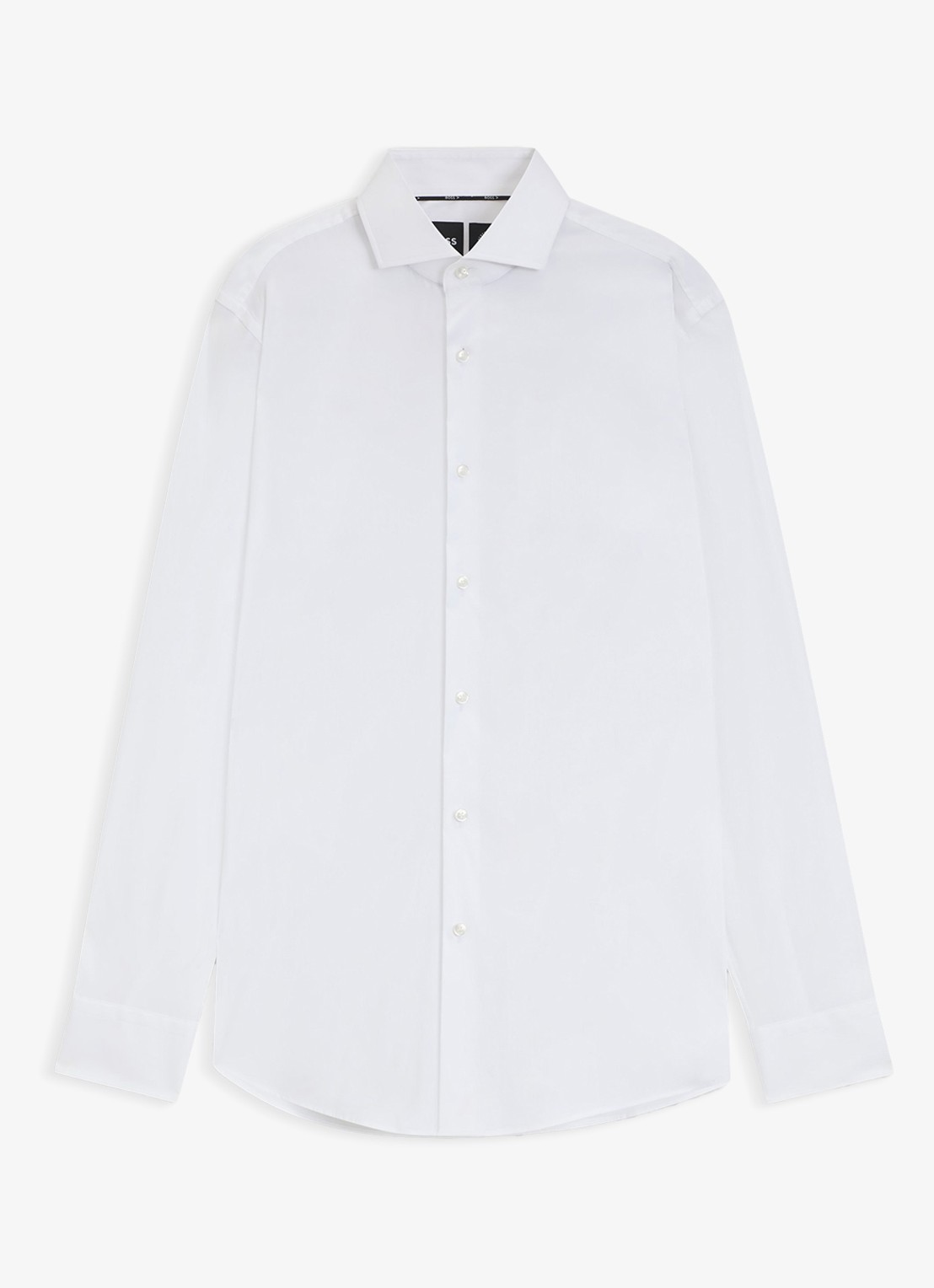 BOSS P-Hank-Spread slim fit overhemd - voorkant 2 wit