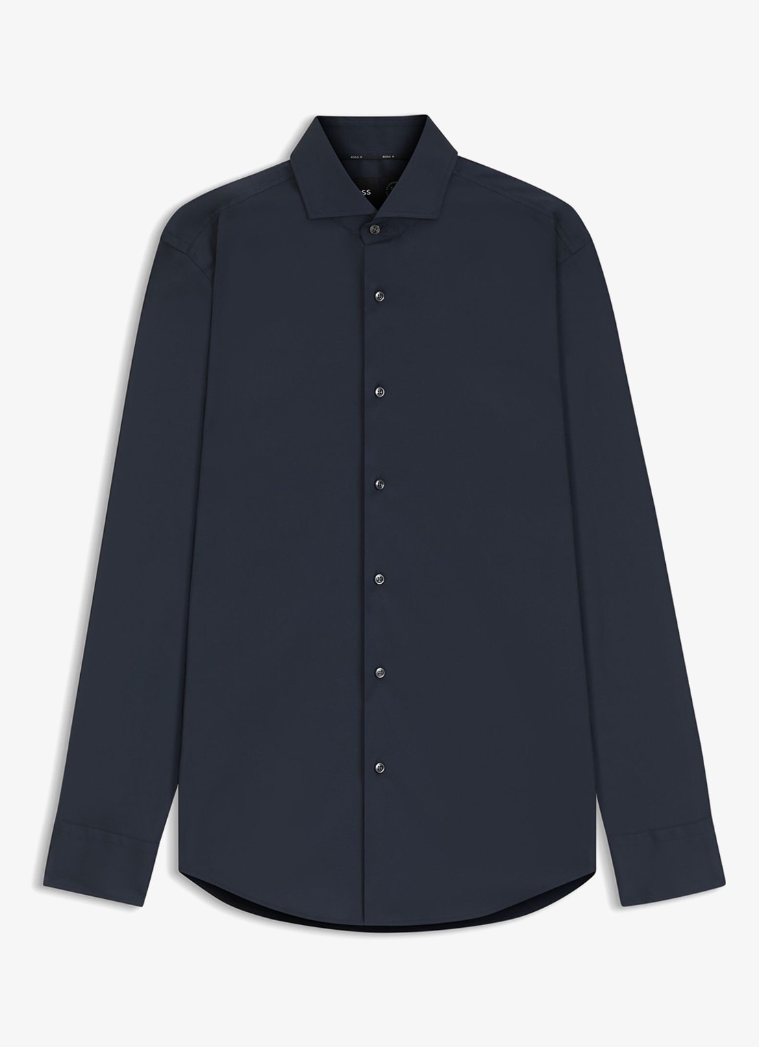 BOSS P-Hank-Spread slim fit overhemd - voorkant 5 donkerblauw
