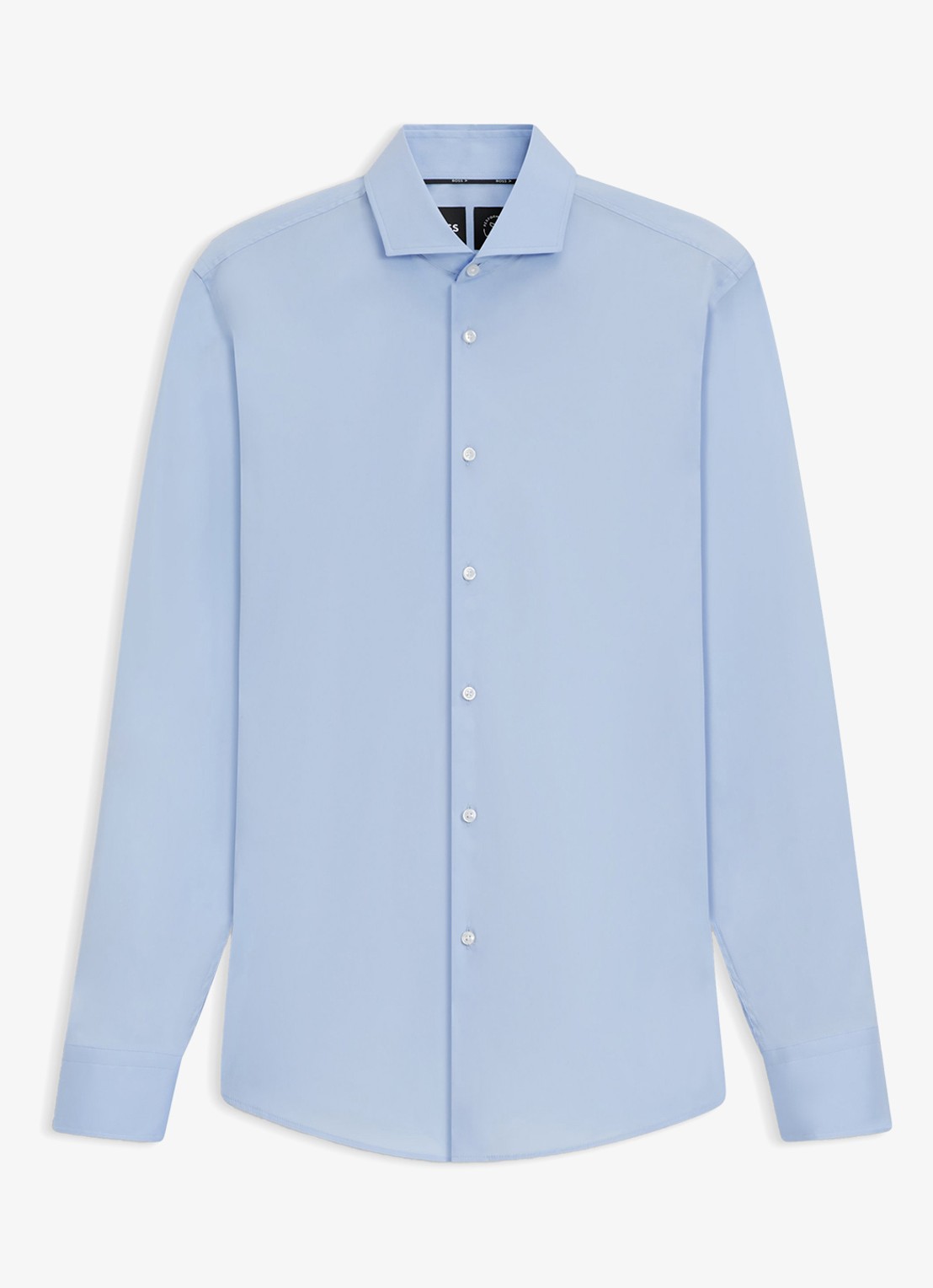 BOSS P-Hank-Spread slim fit overhemd - voorkant 5 lichtblauw