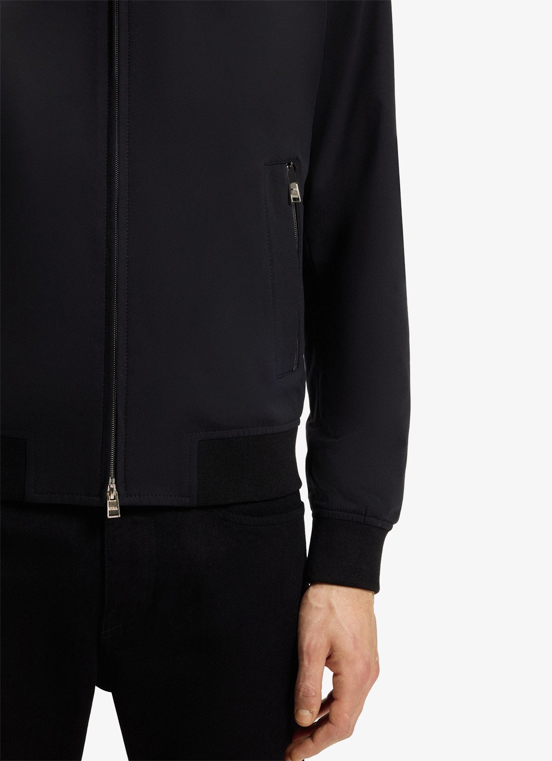 BOSS P-Hanry bomberjack met ritszakken - detail 4 zwart