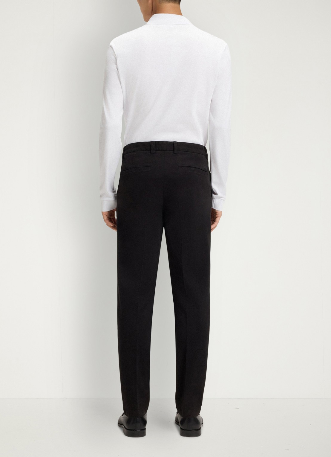BOSS Pado regular fit polo met logo en stretch  - achterkant 5 wit