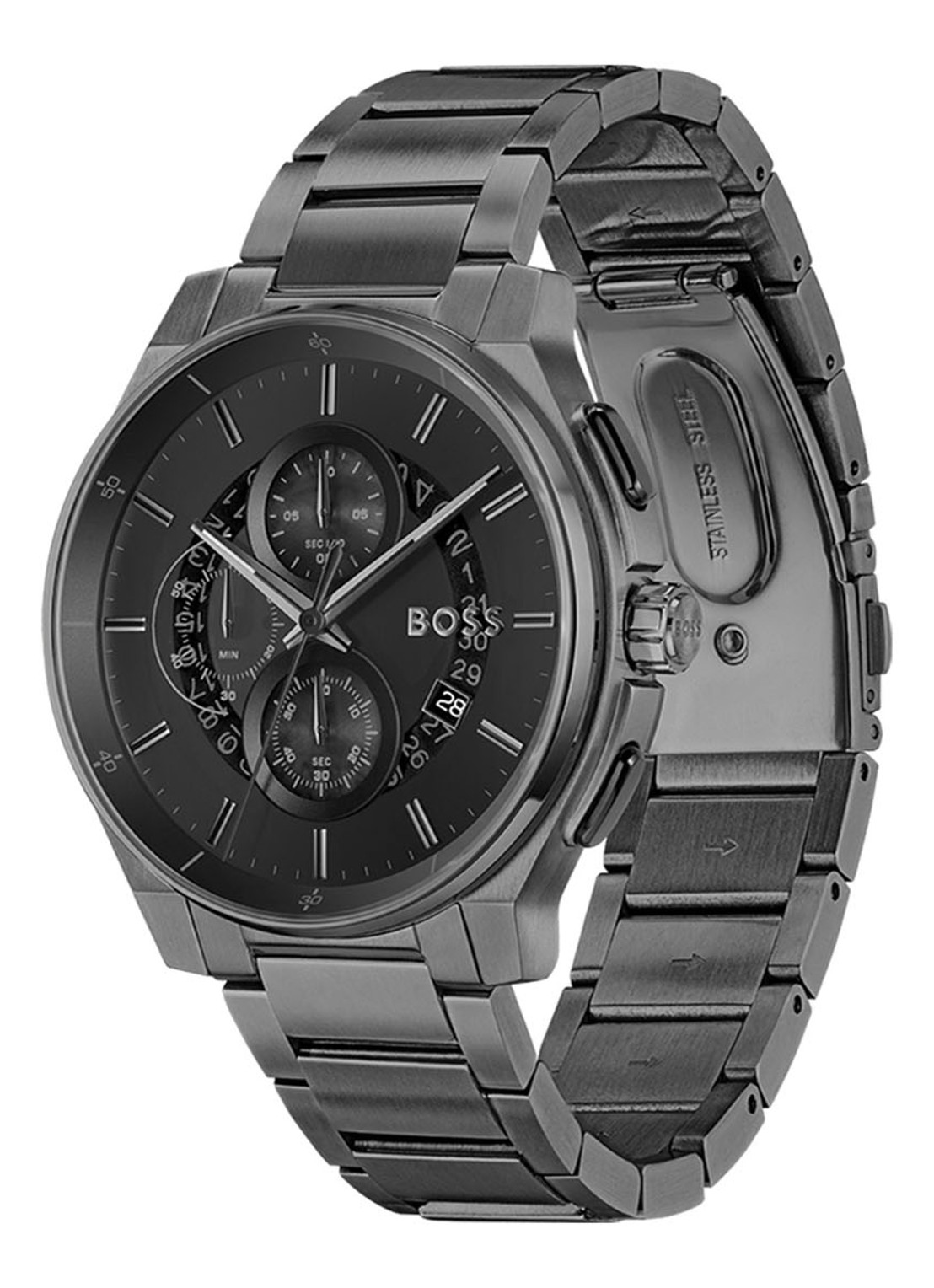 BOSS Peak 2.0 horloge HB1514192  - detail zwart