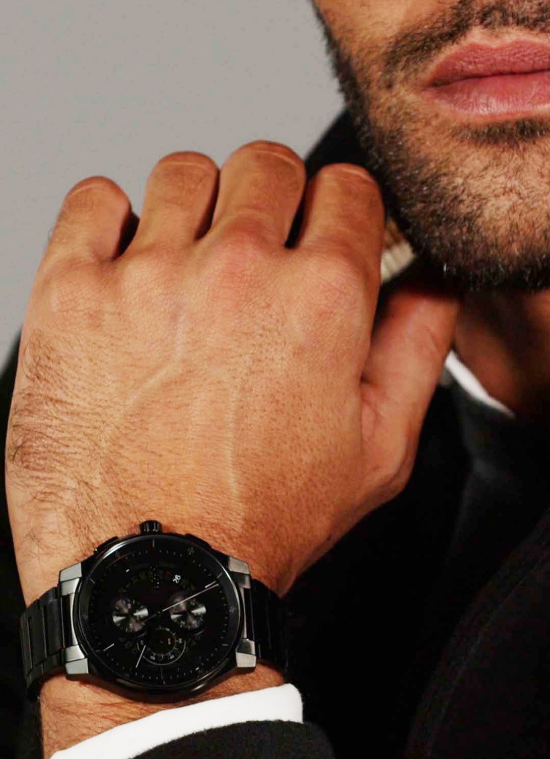 BOSS Peak 2.0 horloge HB1514192  - voorkant 4 zwart
