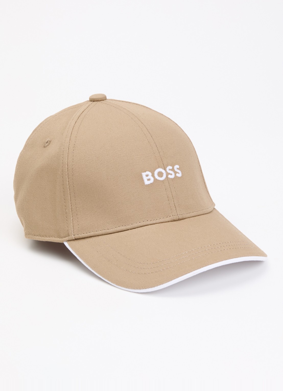 BOSS Pet met logo - voorkant camel