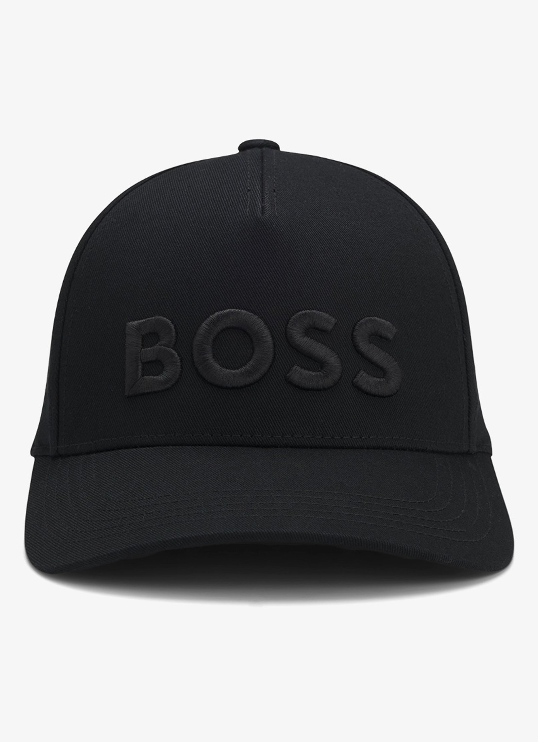 BOSS Pet met logoborduring - detail 2 zwart
