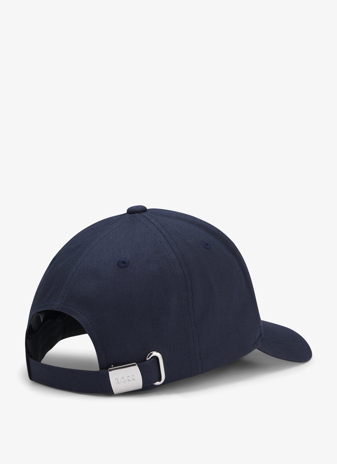 BOSS Pet met logoborduring - detail 2 donkerblauw