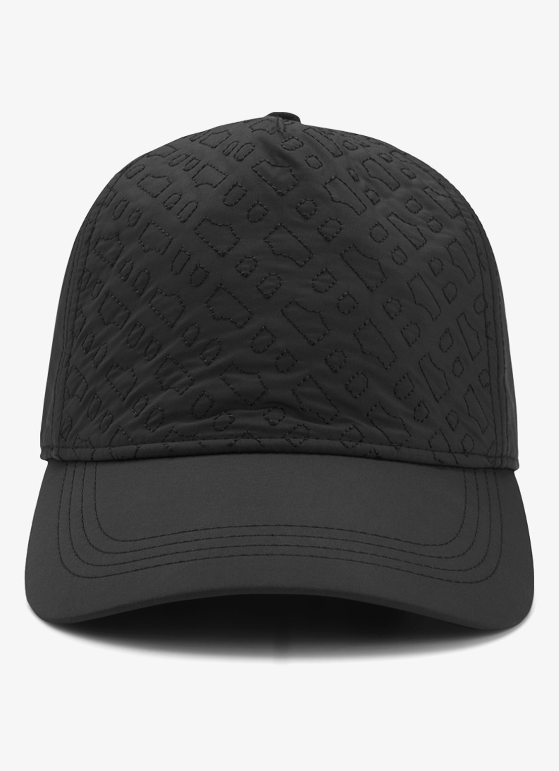 BOSS Pet met logoprint - voorkant 3 zwart