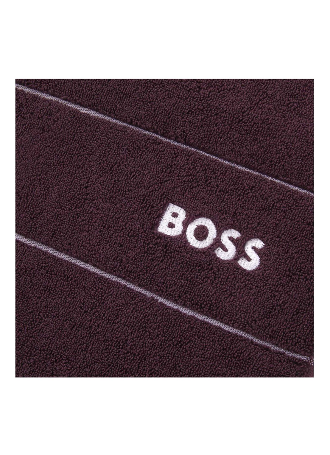BOSS PLAIN Azalea badserie - detail 4 bordeauxrood