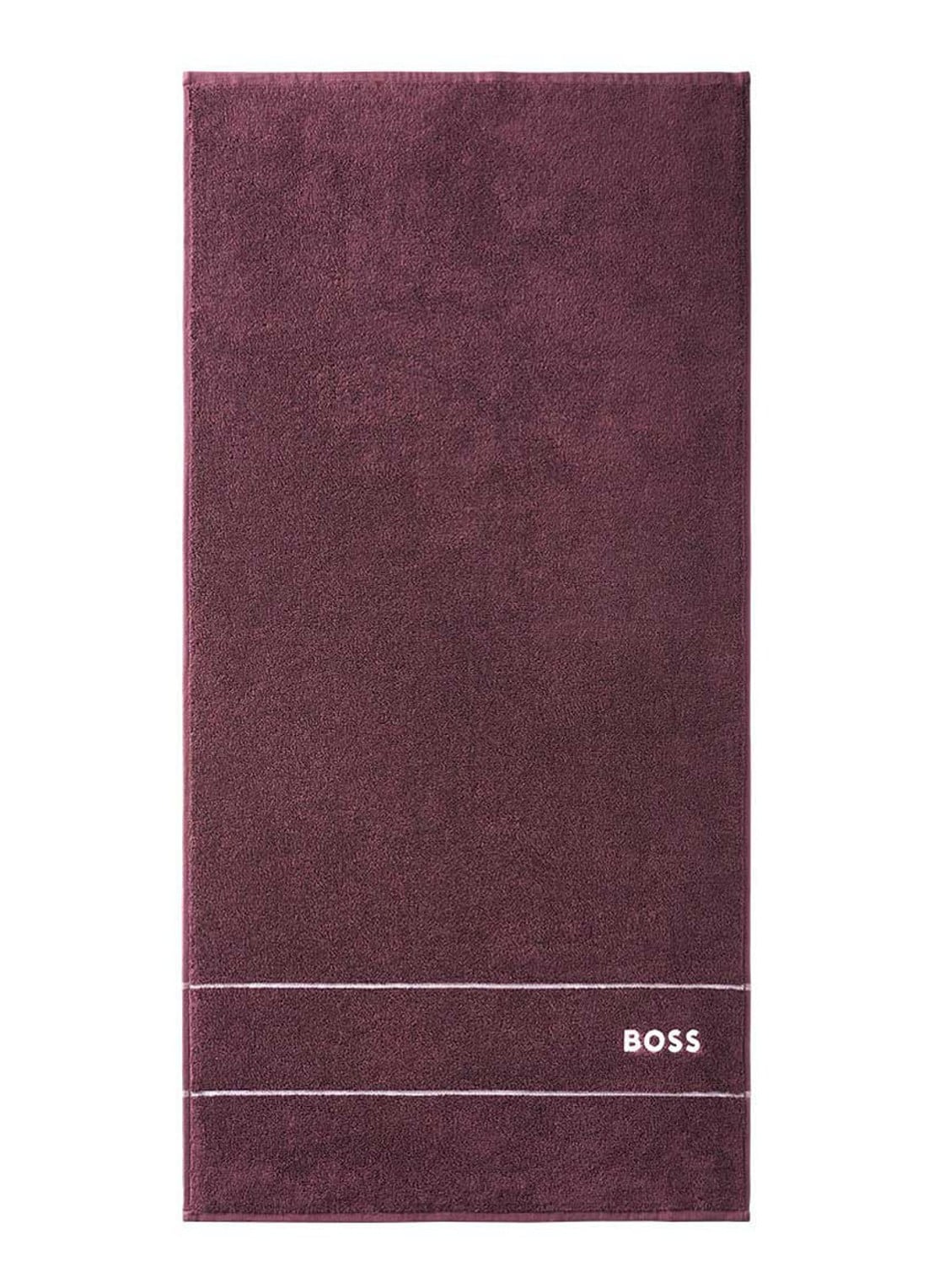 BOSS PLAIN Azalea badserie - voorkant bordeauxrood