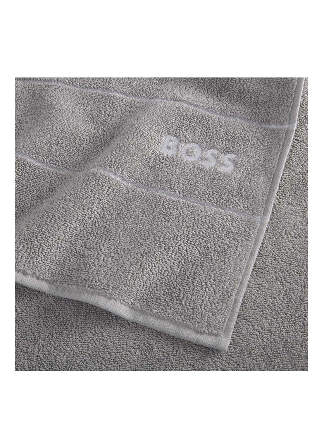 BOSS PLAIN Azalea badserie - detail 3 grijs