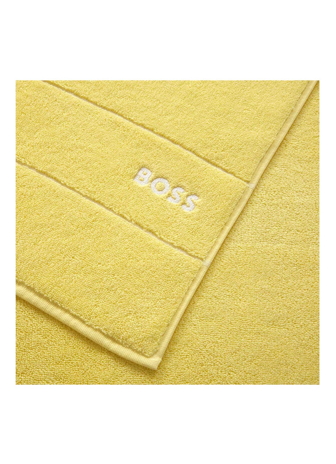 BOSS PLAIN Azalea badserie - detail geel