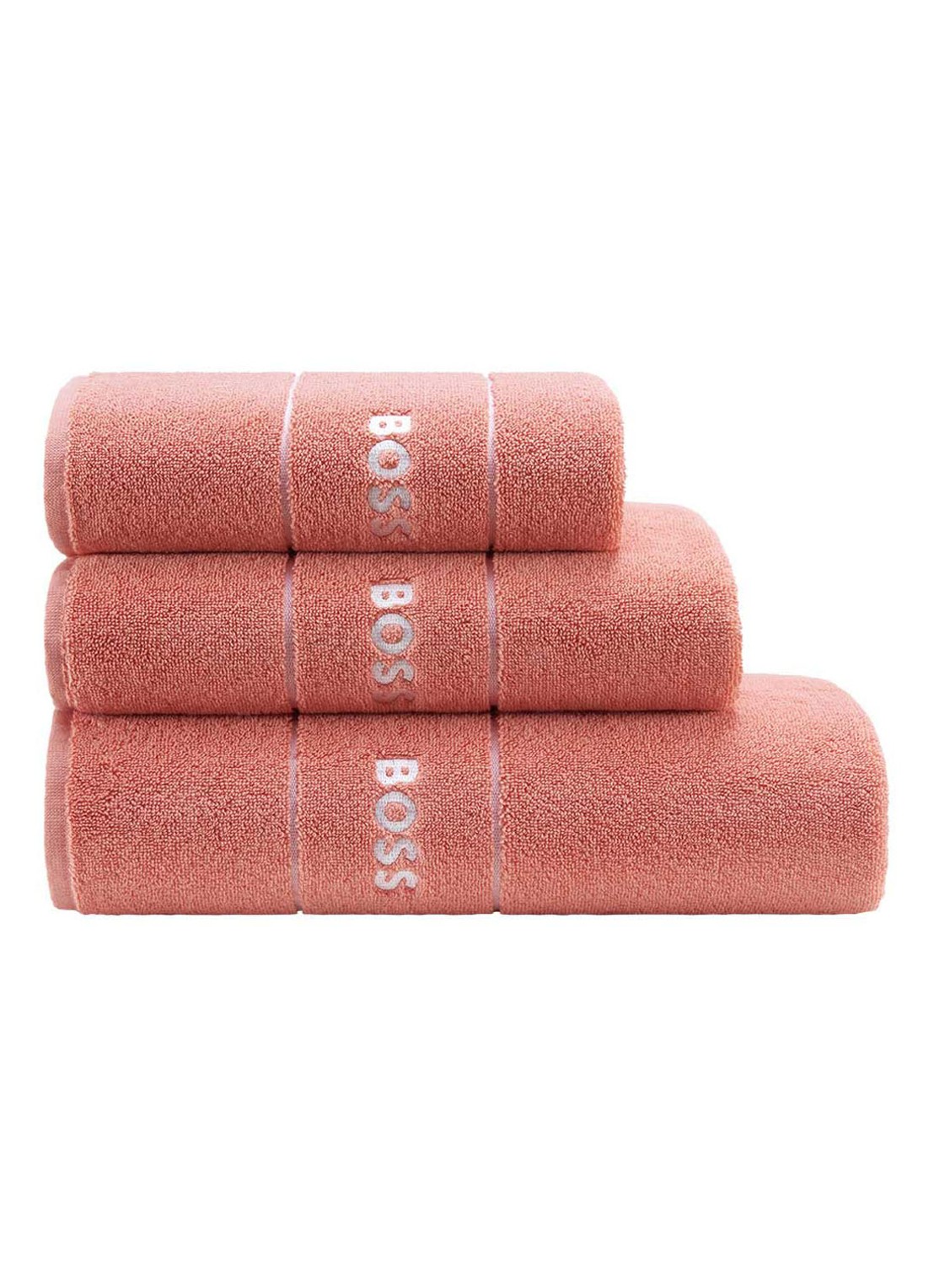 BOSS PLAIN Azalea badserie - voorkant 2 abrikoos