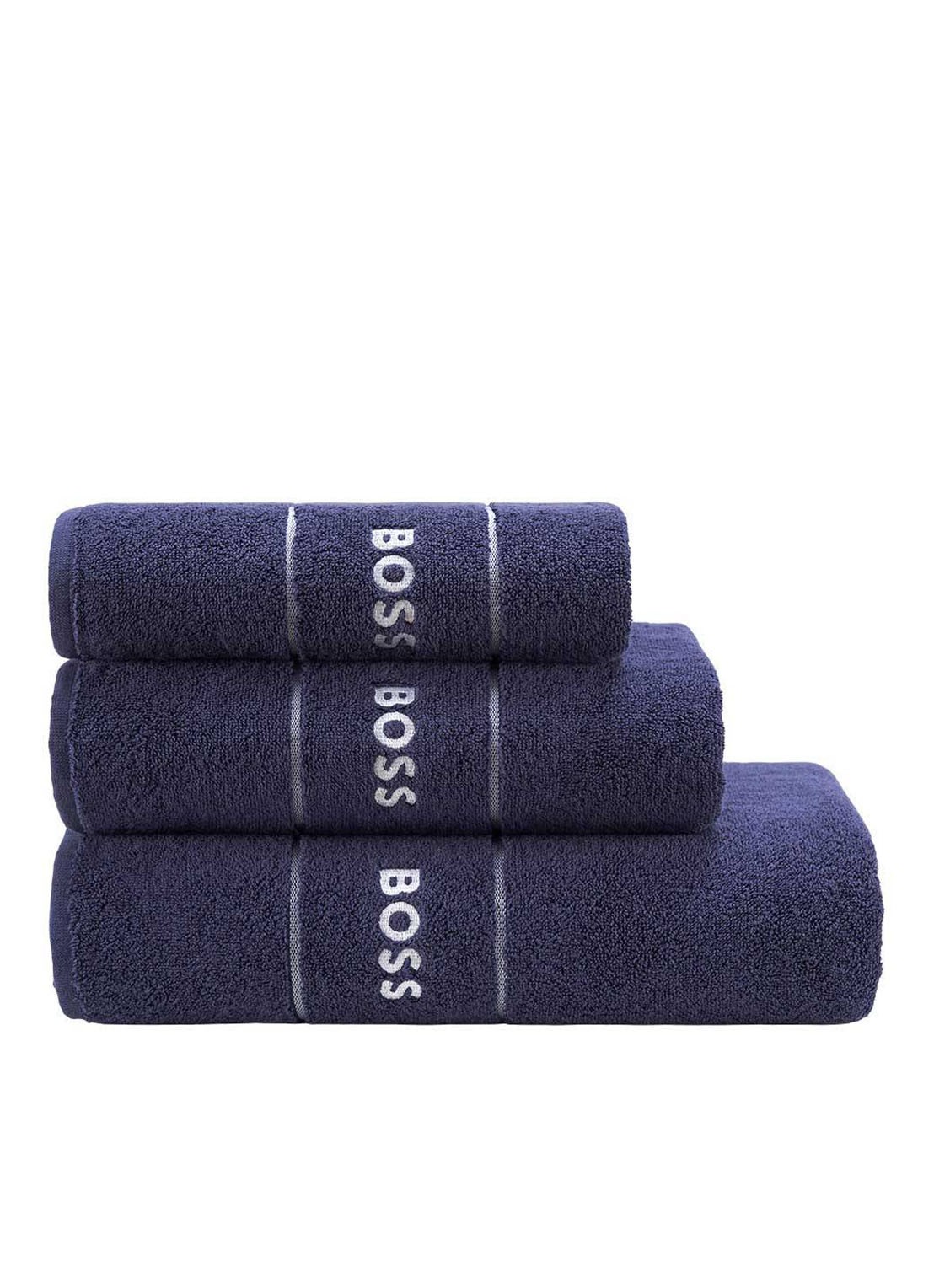 BOSS Plain badlaken - 600 gr/m2 - 100 x 150 cm - detail 4 indigo