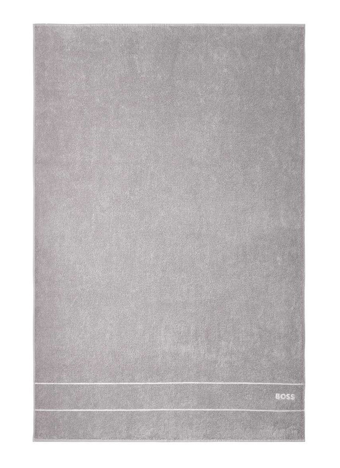 BOSS Plain badlaken - 600 gr/m2 - 100 x 150 cm - voorkant lichtgrijs
