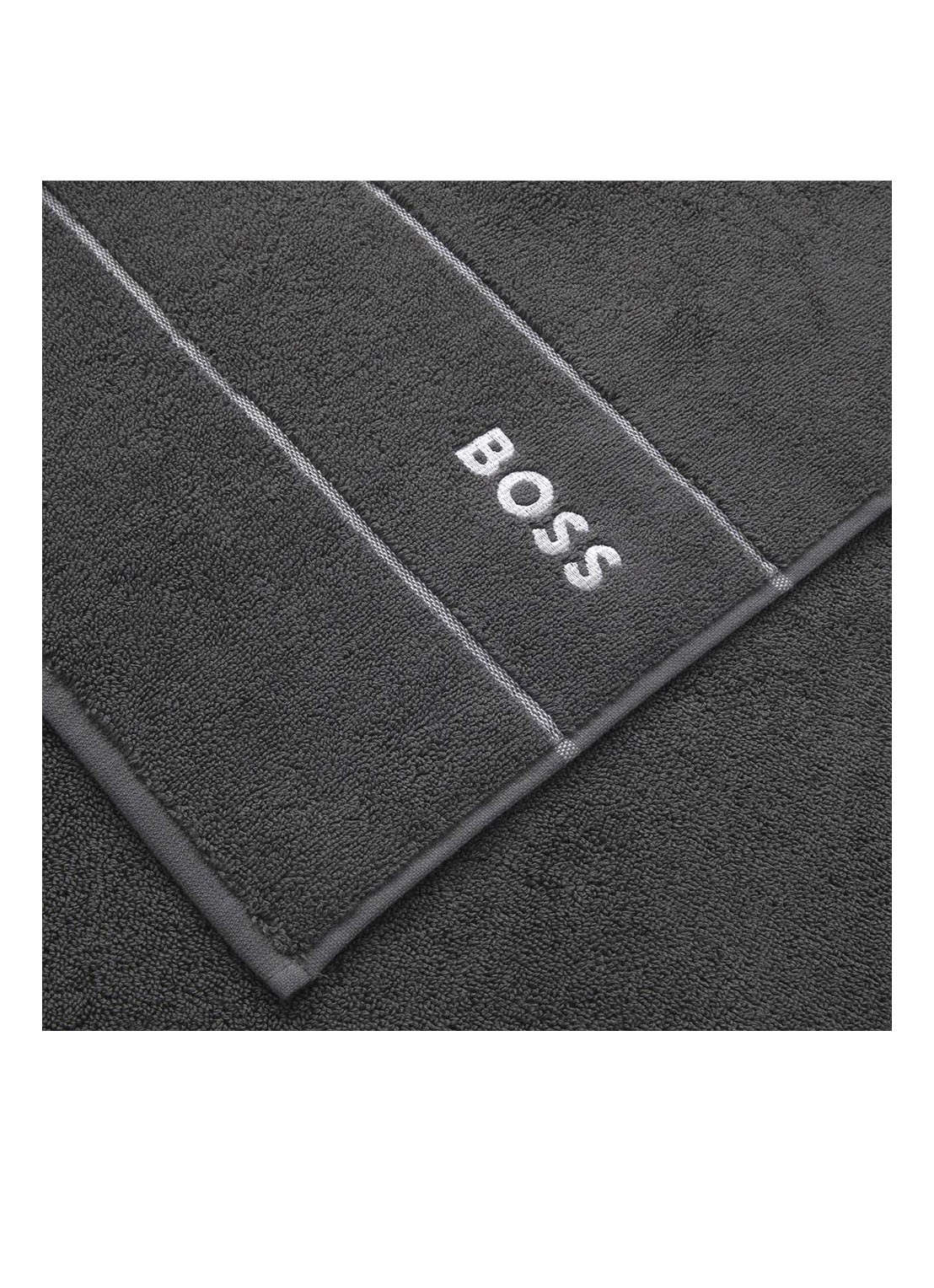 BOSS Plain badlaken - 600 gr/m2 - 100 x 150 cm - detail donkergrijs