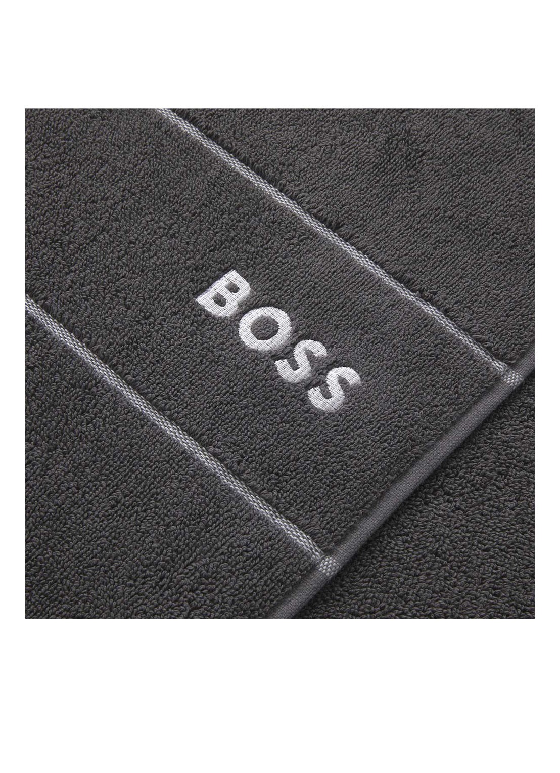 BOSS Plain badlaken - 600 gr/m2 - 100 x 150 cm - detail 2 donkergrijs