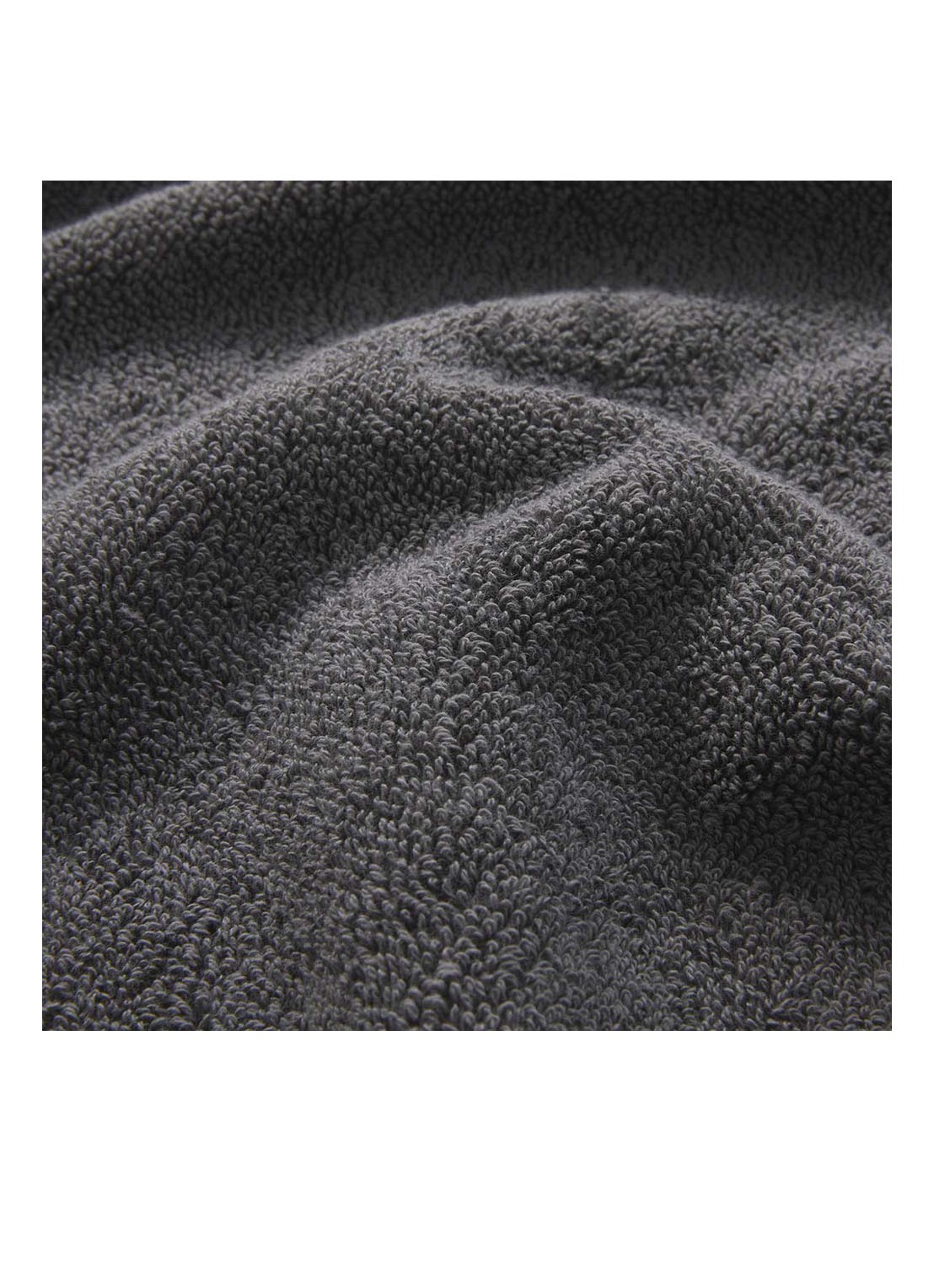 BOSS Plain badlaken - 600 gr/m2 - 100 x 150 cm - detail 3 donkergrijs