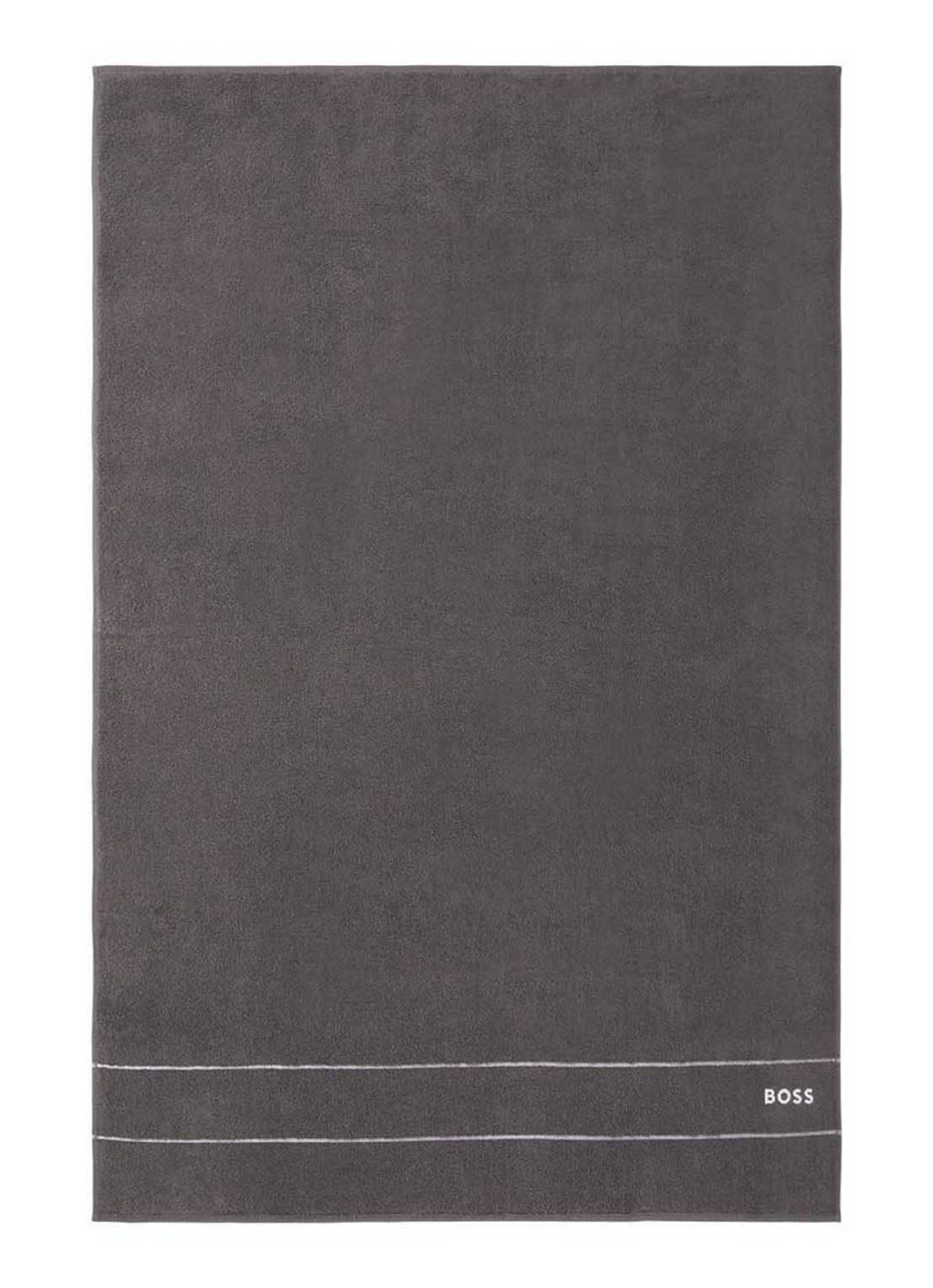 BOSS Plain badlaken - 600 gr/m2 - 100 x 150 cm - voorkant 4 donkergrijs