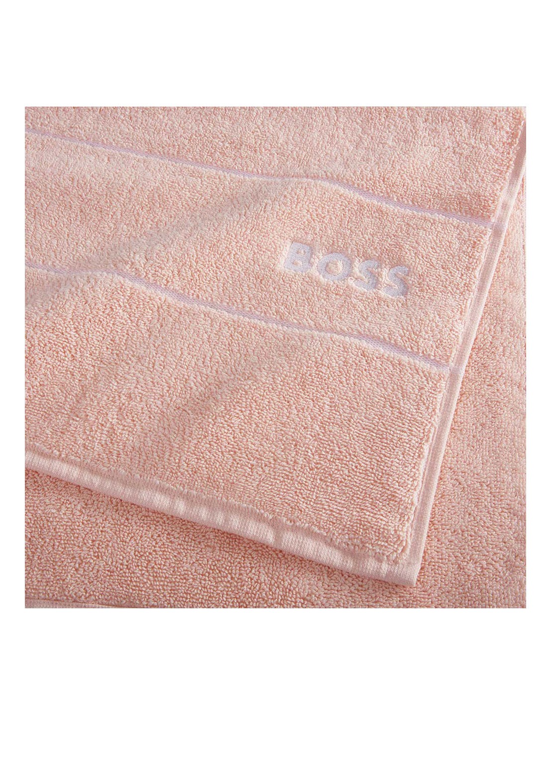 BOSS Plain badlaken - 600 gr/m2 - 100 x 150 cm - detail 3 lichtroze