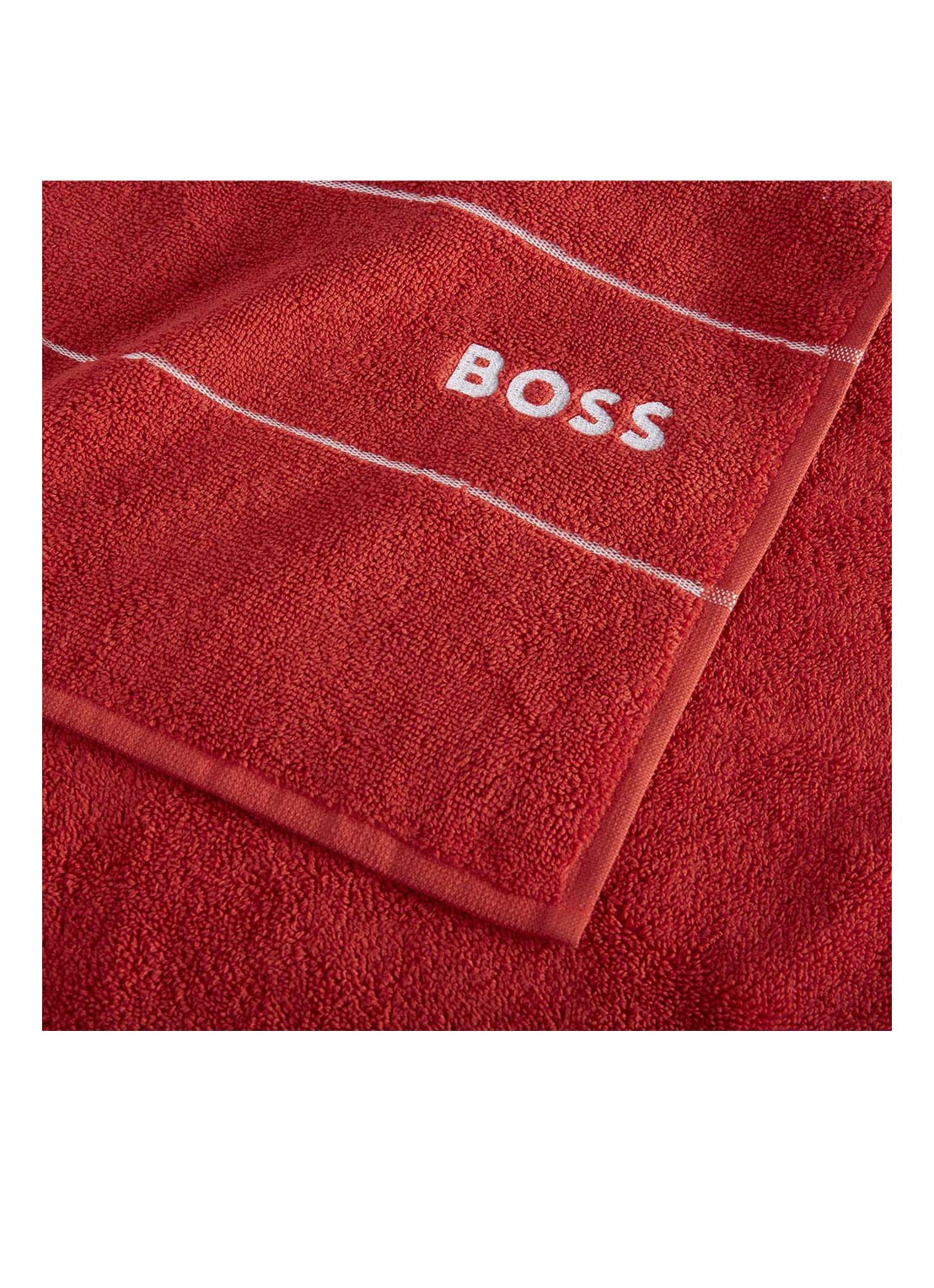 BOSS Plain badlaken - 600 gr/m2 - 100 x 150 cm - detail 3 rood