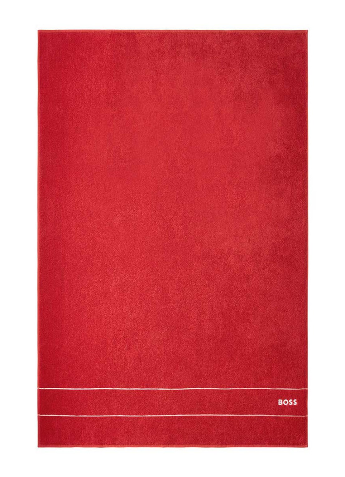 BOSS Plain badlaken - 600 gr/m2 - 100 x 150 cm - voorkant rood