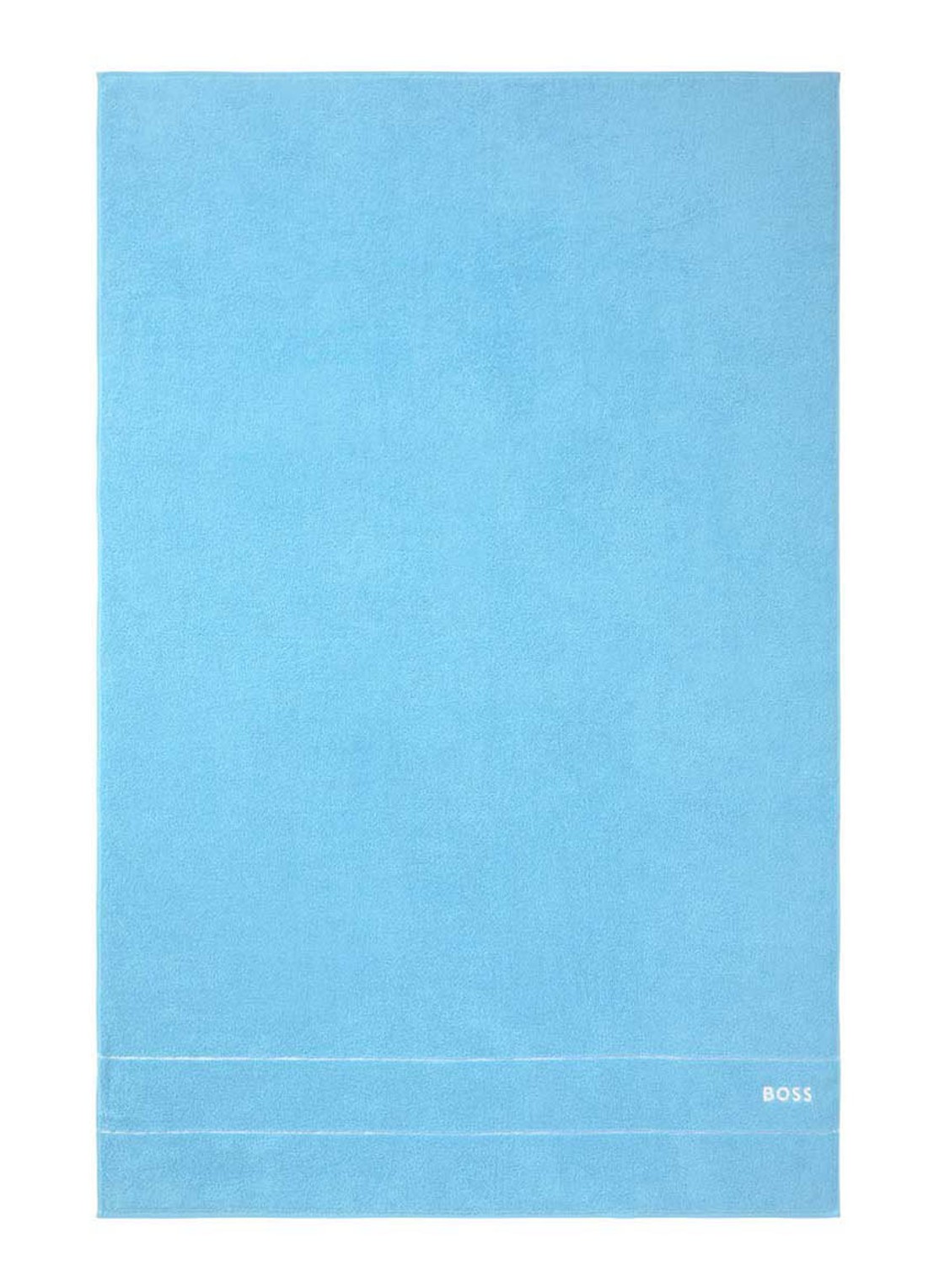 BOSS Plain badlaken - 600 gr/m2 - 100 x 150 cm - voorkant blauw