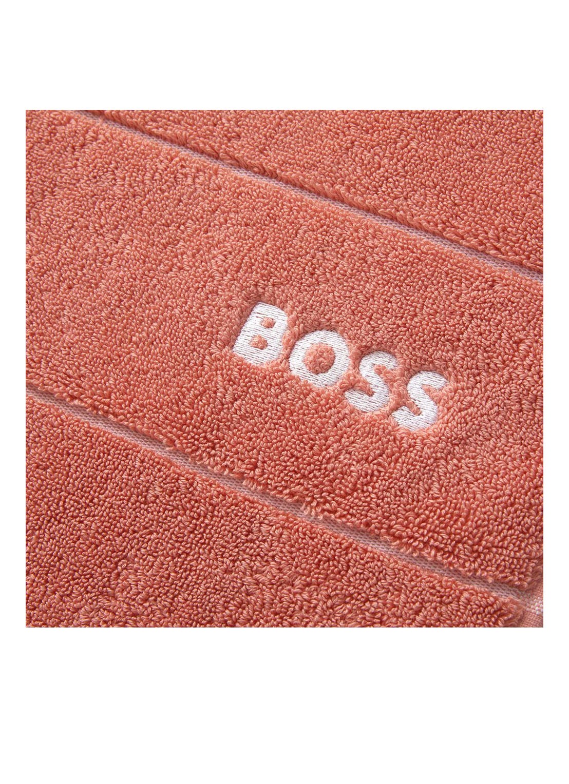 BOSS Plain badlaken - 600 gr/m2 - 100 x 150 cm - detail 4 perzikroze