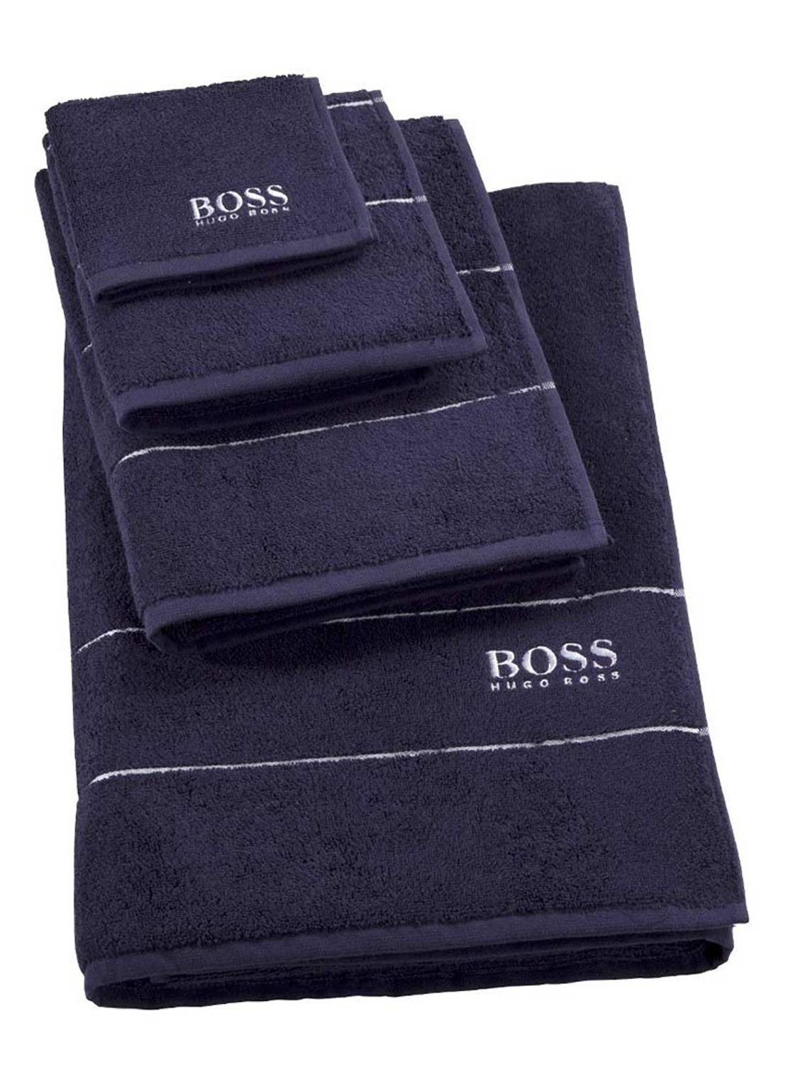 BOSS Plain badlaken - 600 gr/m2 - 70 x 140 cm - voorkant 2 paars