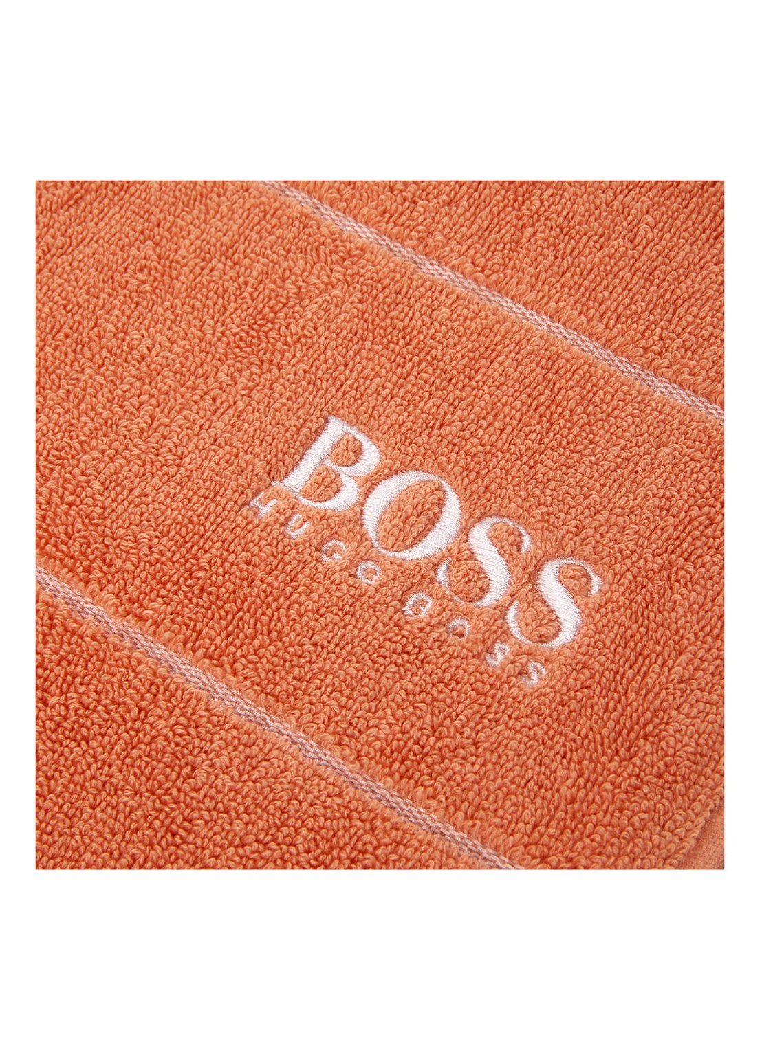BOSS Plain badlaken - 600 gr/m2 - 70 x 140 cm - detail orange