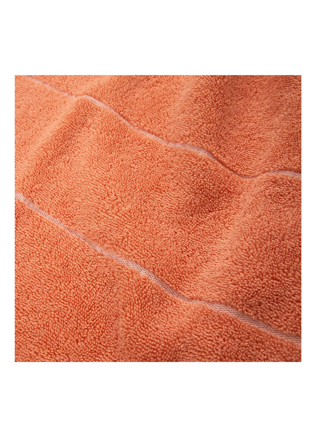 BOSS Plain badlaken - 600 gr/m2 - 70 x 140 cm - detail 2 orange