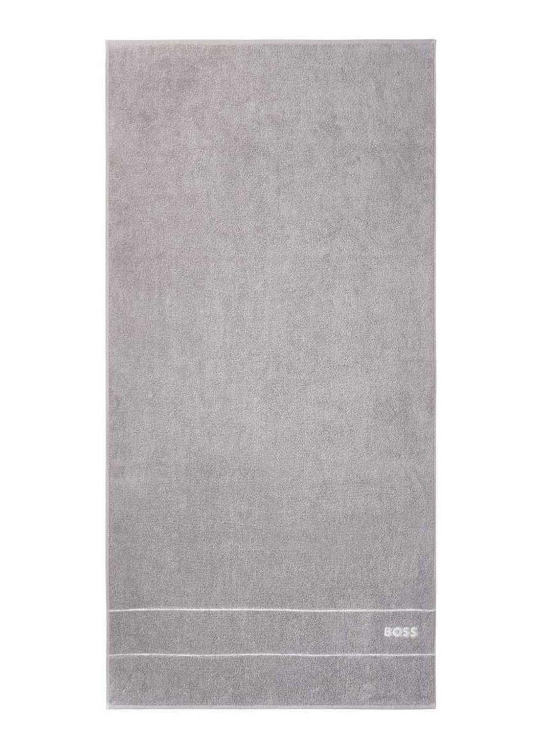 BOSS Plain badlaken - 600 gr/m2 - 70 x 140 cm - voorkant grijs