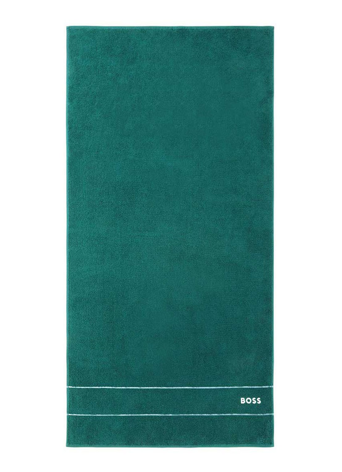 BOSS Plain badlaken - 600 gr/m2 - 70 x 140 cm - voorkant groen