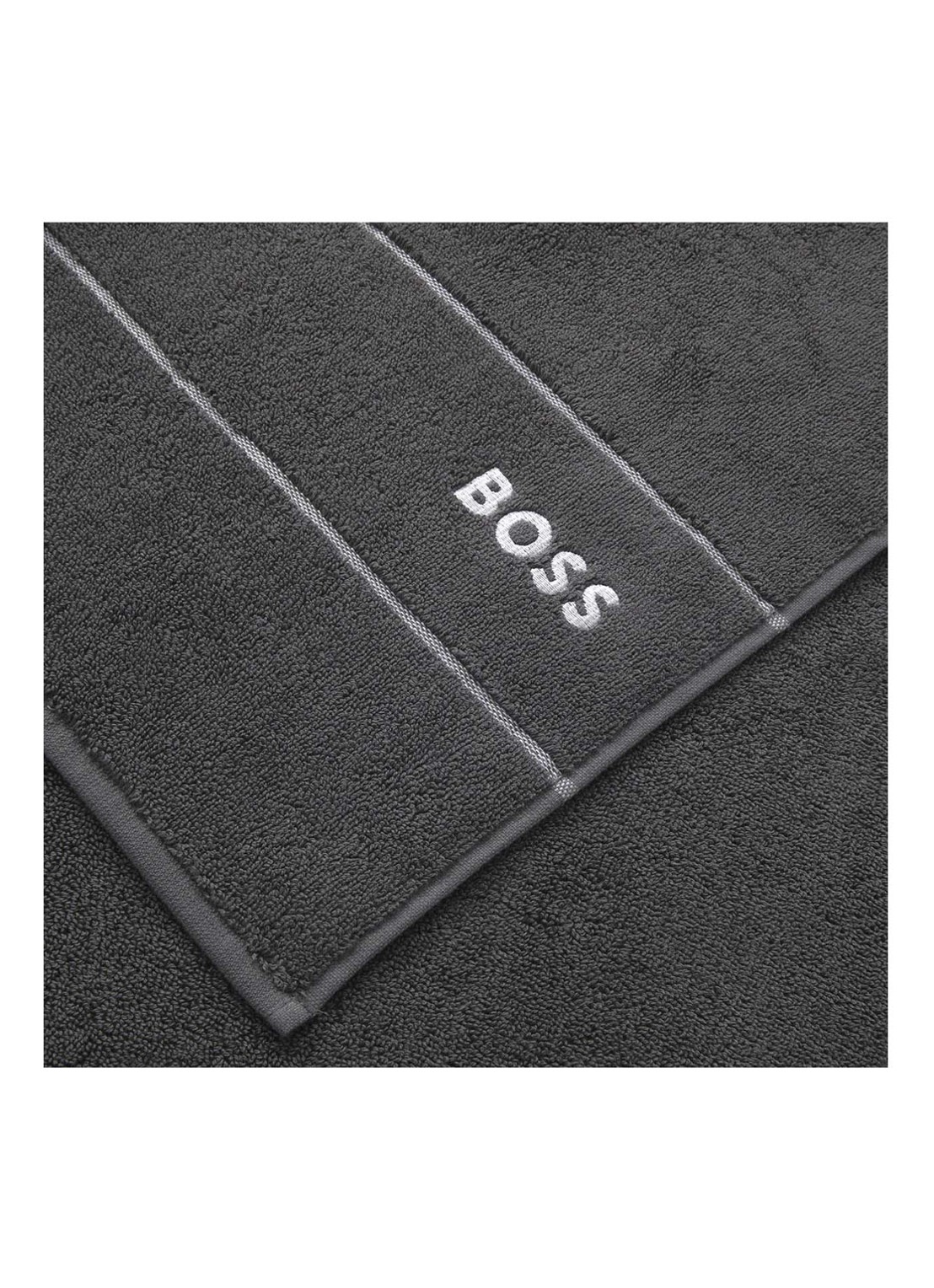 BOSS Plain badlaken - 600 gr/m2 - 70 x 140 cm - detail 3 donkergrijs