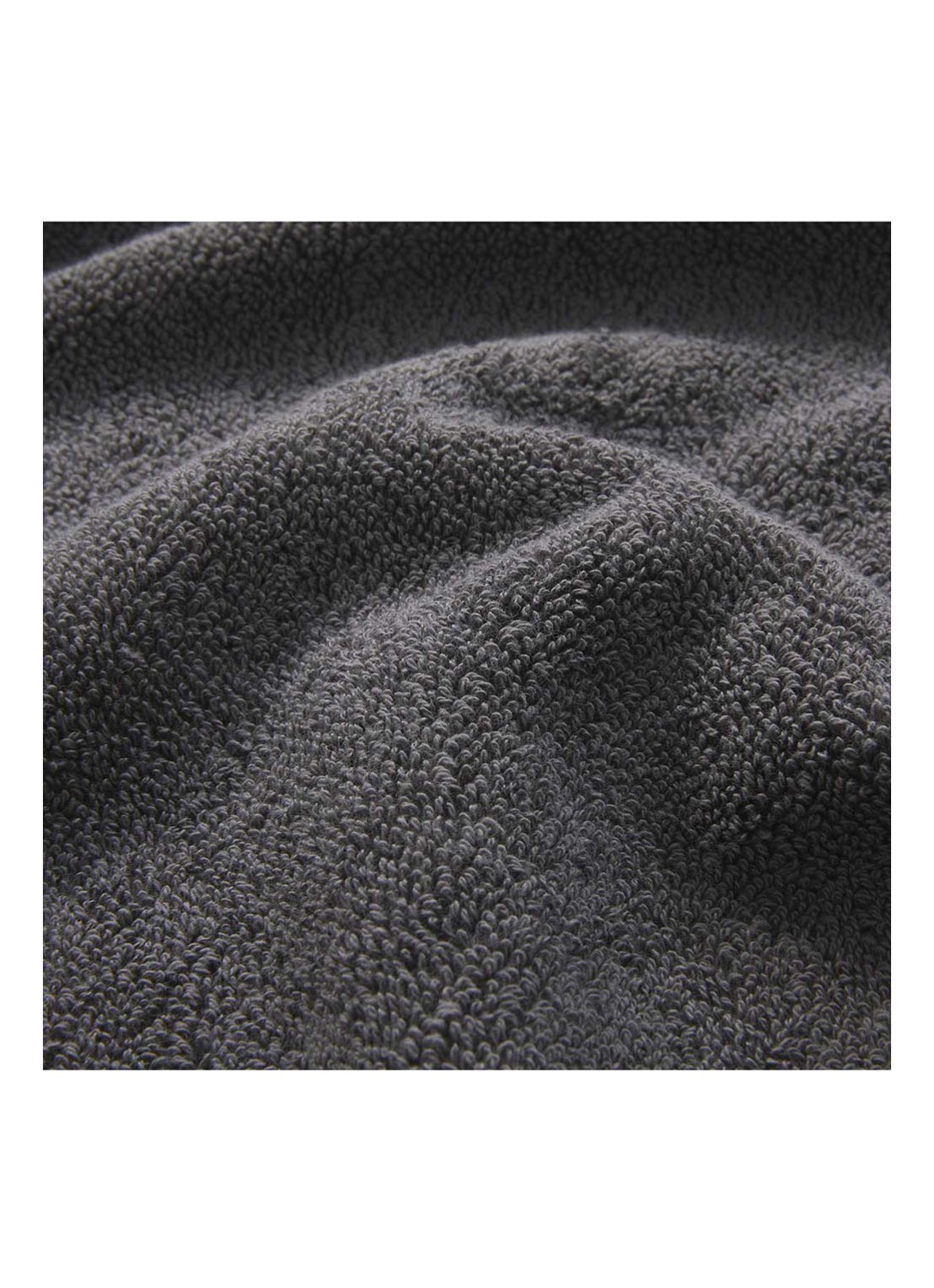 BOSS Plain badlaken - 600 gr/m2 - 70 x 140 cm - detail 5 donkergrijs