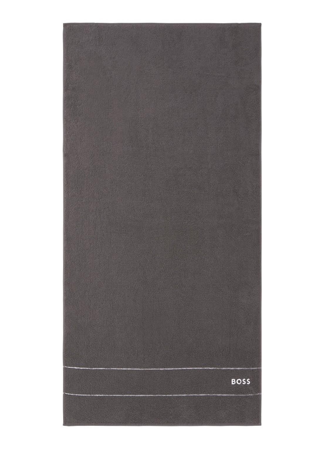 BOSS Plain badlaken - 600 gr/m2 - 70 x 140 cm - voorkant donkergrijs