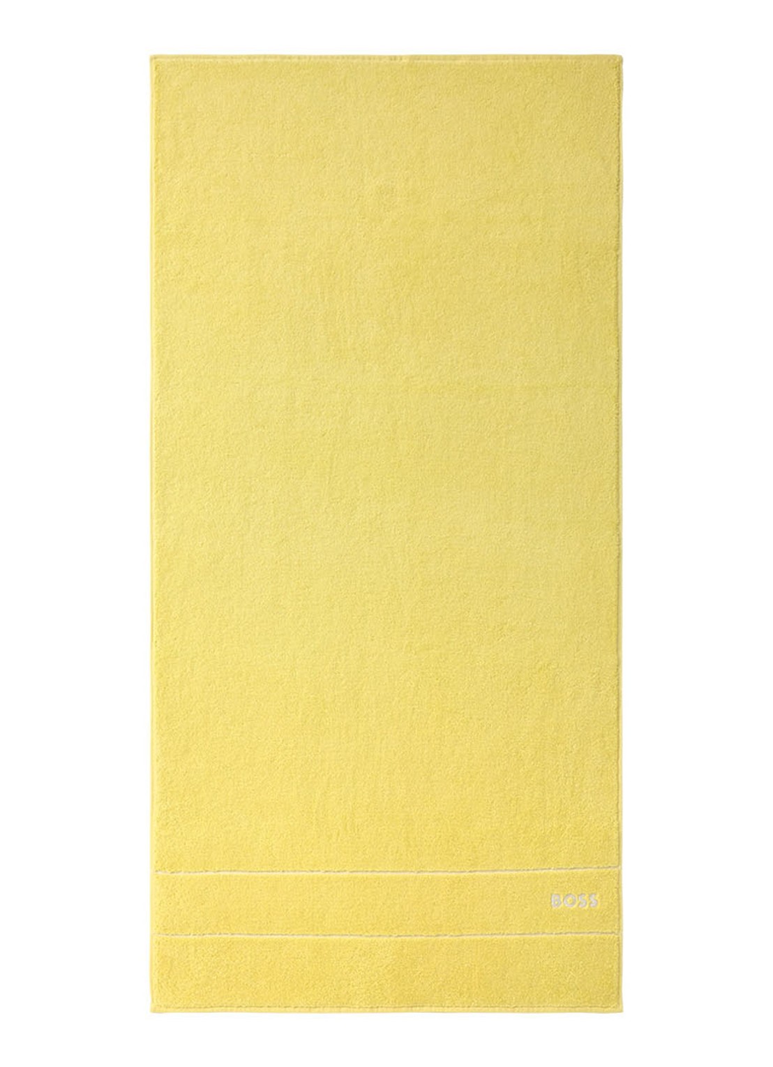 BOSS Plain badlaken - 600 gr/m2 - 70 x 140 cm - voorkant geel