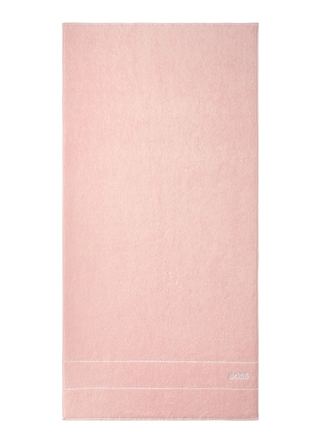 BOSS Plain badlaken - 600 gr/m2 - 70 x 140 cm - voorkant 4 lichtroze
