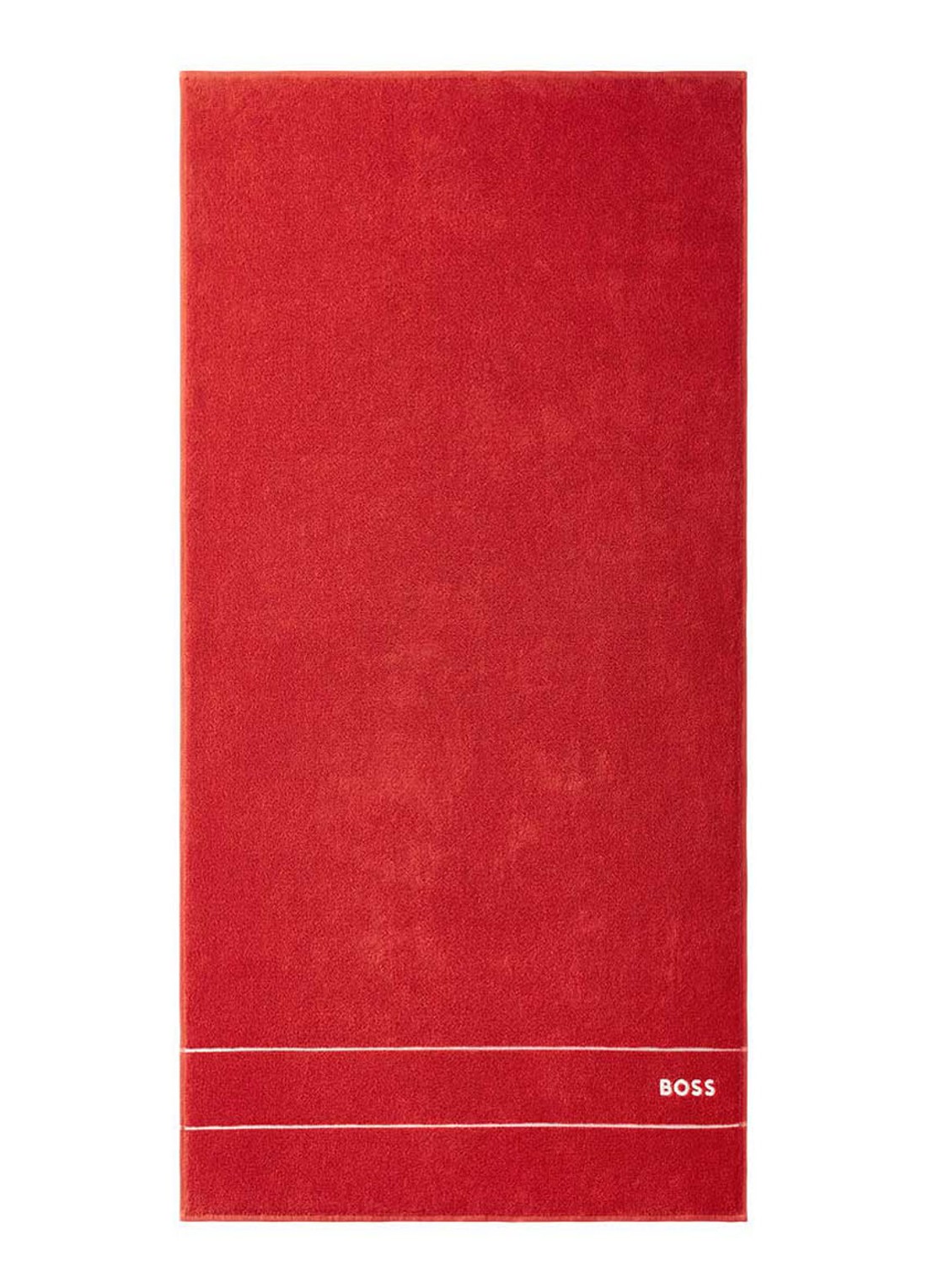 BOSS Plain badlaken - 600 gr/m2 - 70 x 140 cm - voorkant rood