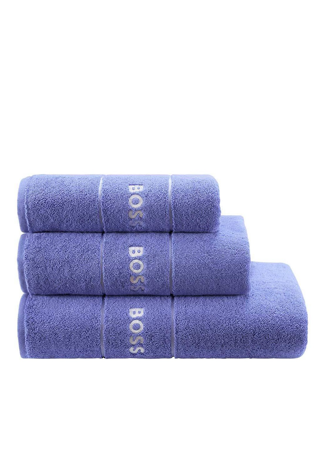 BOSS Plain gastendoek - 600 gr/m2 - 40 x 60 cm - detail paars