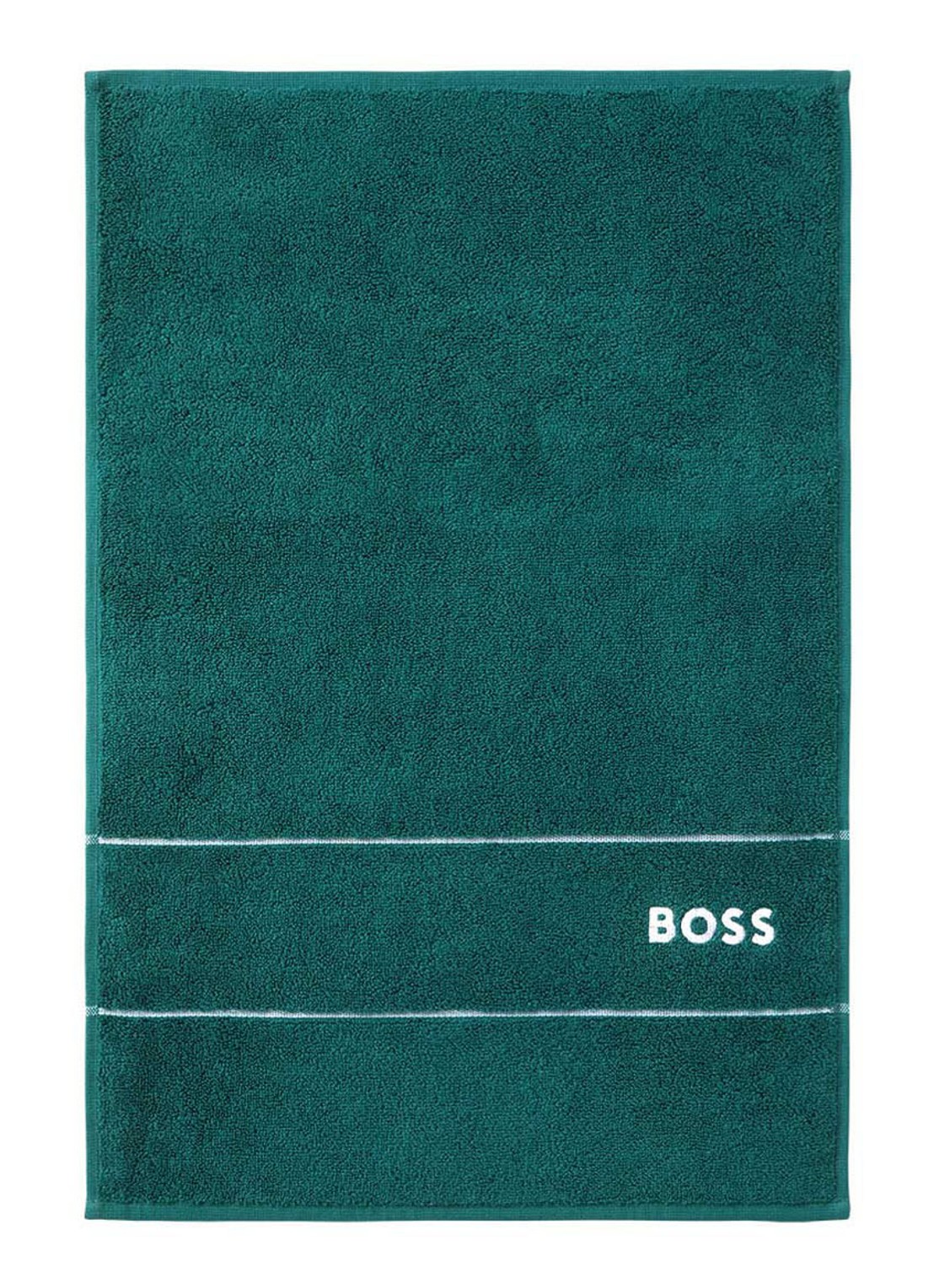 BOSS Plain gastendoek - 600 gr/m2 - 40 x 60 cm - voorkant 4 groen