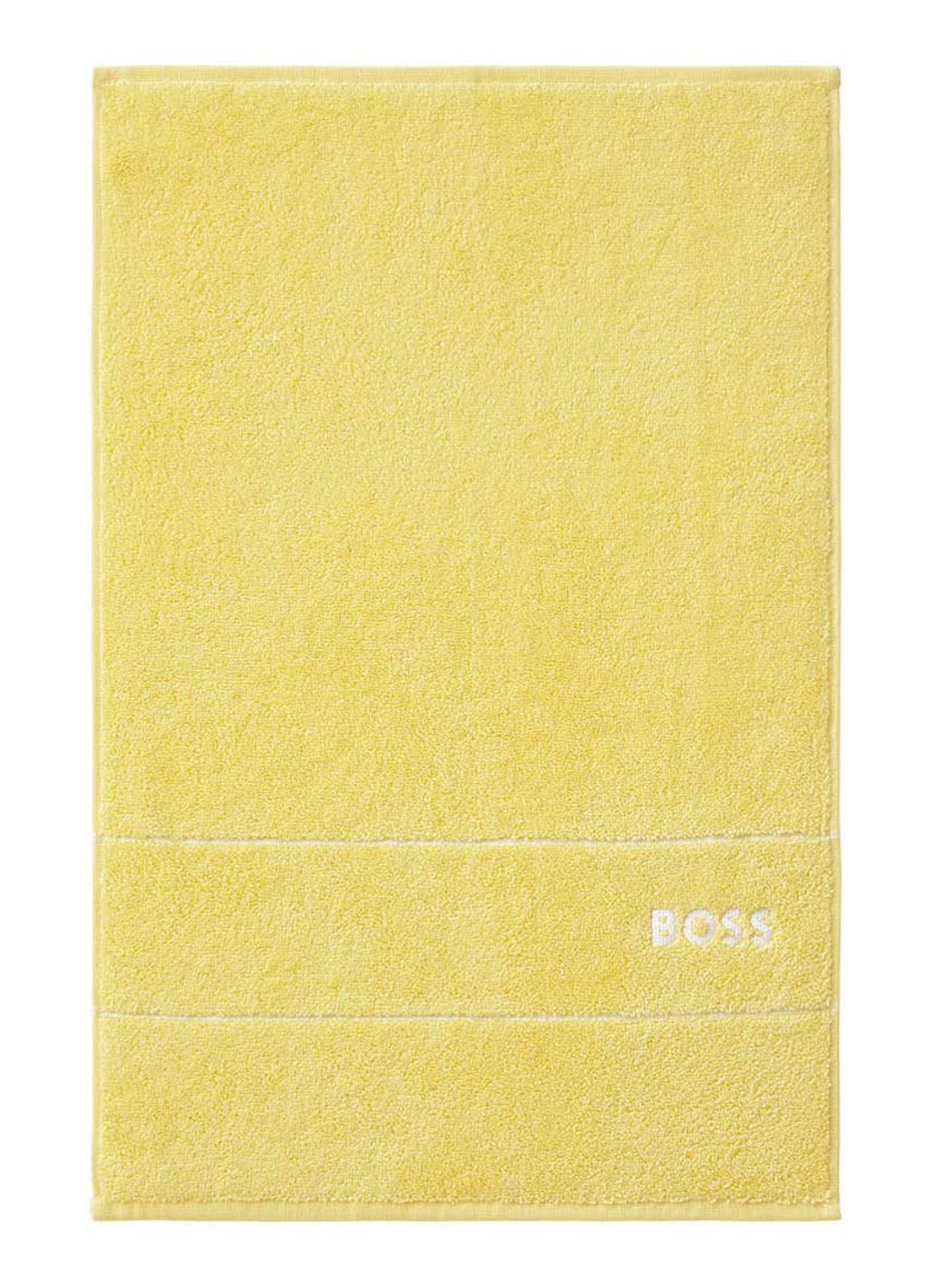 BOSS Plain gastendoek - 600 gr/m2 - 40 x 60 cm - voorkant lime