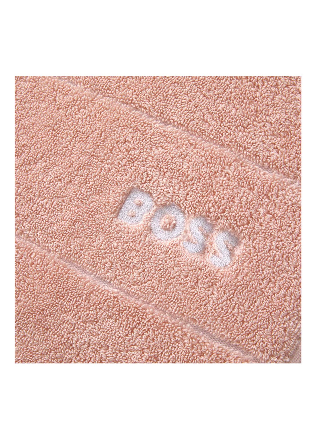 BOSS Plain gastendoek - 600 gr/m2 - 40 x 60 cm - detail 4 lichtroze