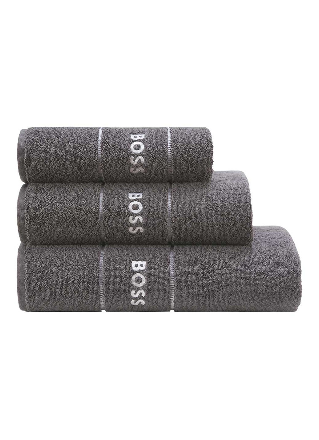 BOSS Plain gastendoek - 600 gr/m2 - 40 x 60 cm - detail 3 orange