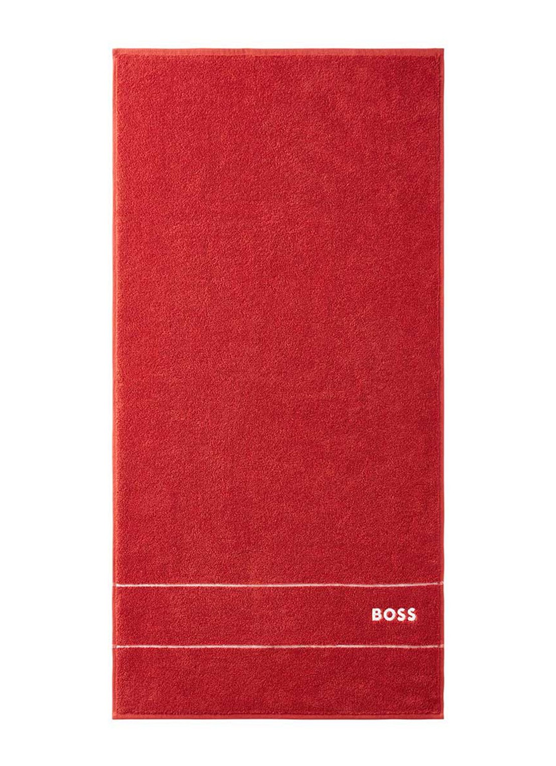 BOSS Plain gastendoek - 600 gr/m2 - 40 x 60 cm - voorkant 5 orange