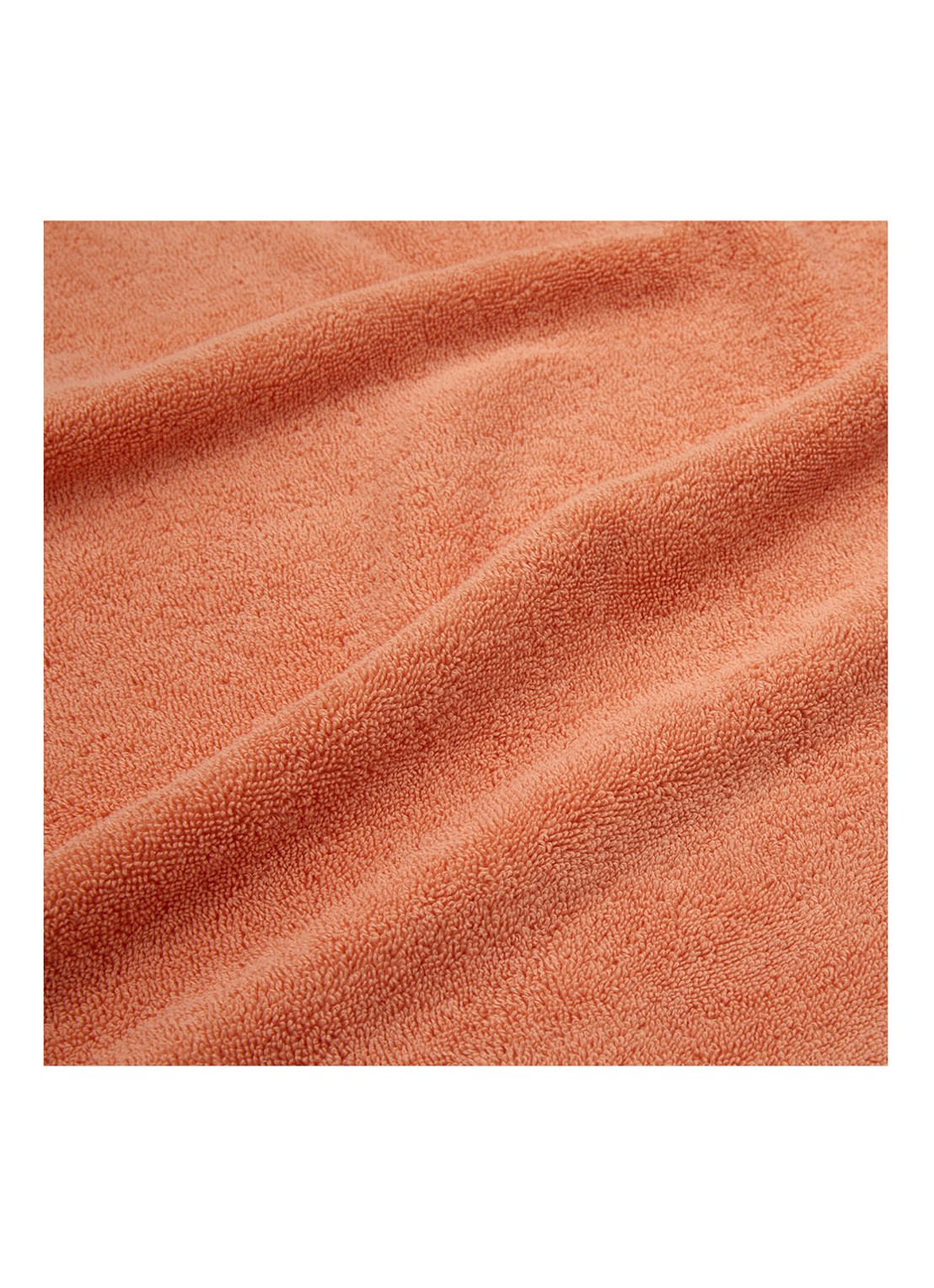BOSS Plain washand - 600 g/m2 - 15 x 21 cm - detail perzikroze