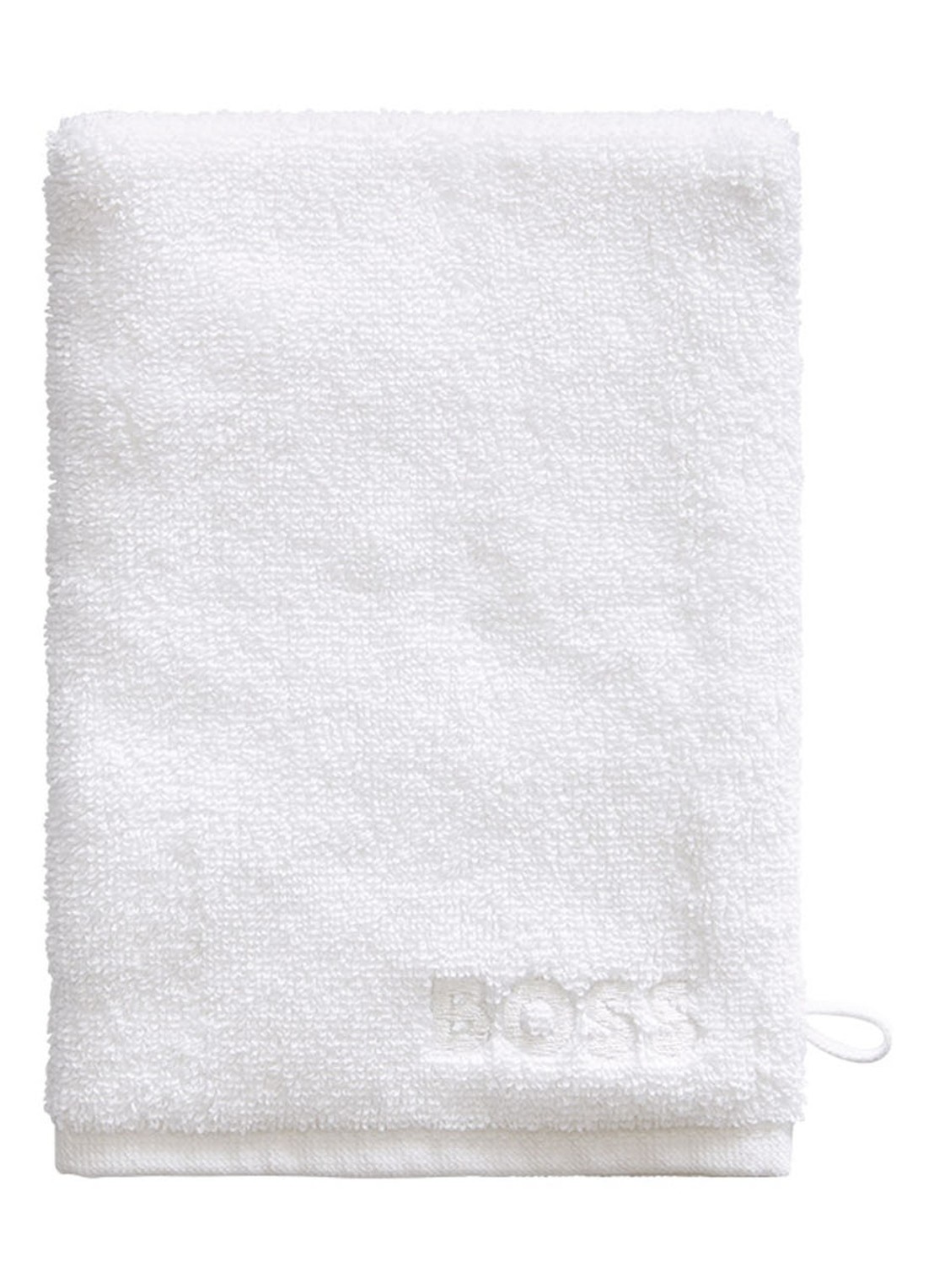 BOSS Plain washand - 600 g/m2 - 15 x 21 cm - voorkant staalblauw