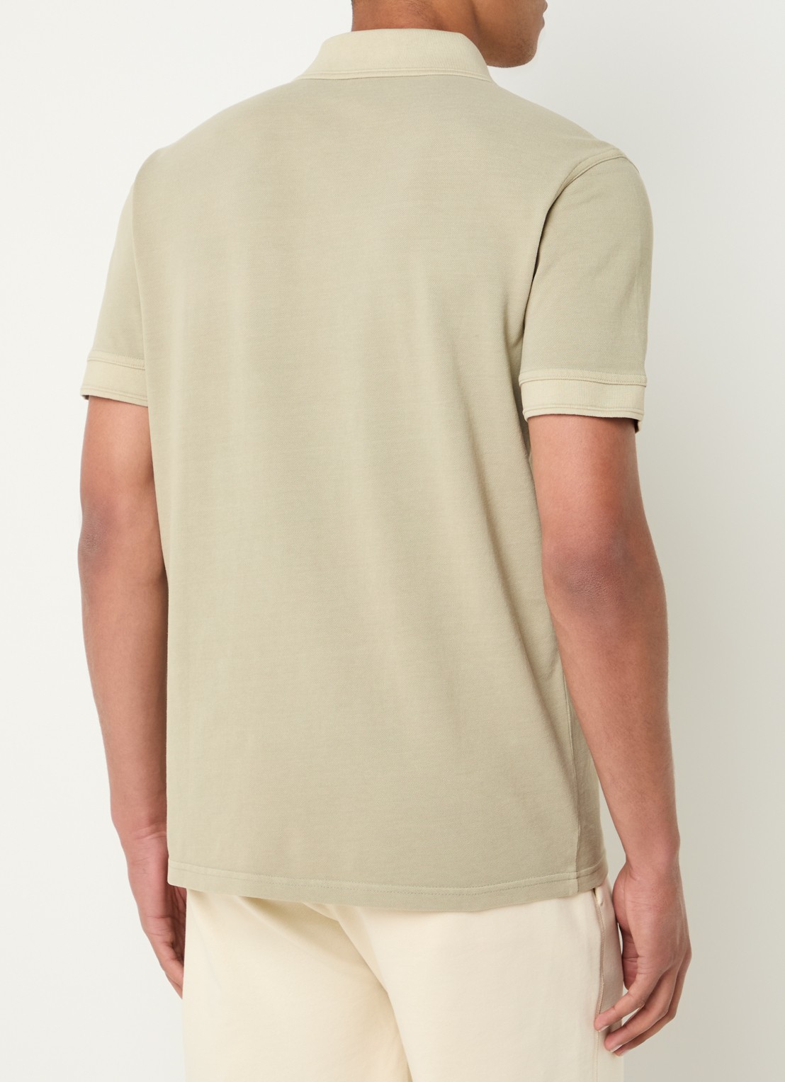 BOSS Prime regular fit polo van piqué katoen met logo - achterkant 2 open green-370 / groen
