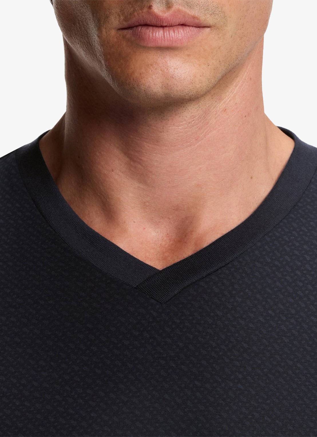 BOSS Pyjamaset  met structuur - detail 2 donkerblauw